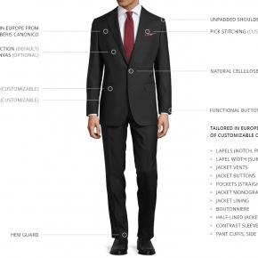 Premium Black Suit - thumbnail image 3