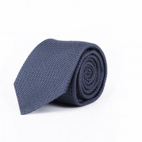 Airforce Blue Italian 100% Grenadine Silk Tie - thumbnail image 1