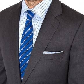 Suit in Solid Grey Wool - thumbnail image 2