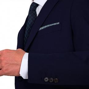 Suit in Navy Cotton - thumbnail image 1