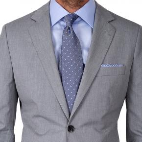 Suit in Grey Cotton - thumbnail image 1