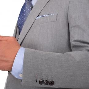 Suit in Grey Cotton - thumbnail image 2