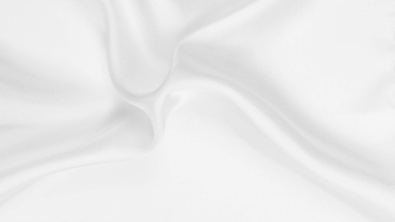 White 100% Silk Pocket Square - slider image 