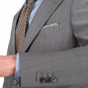 Light Grey Wool & Mohair Suit - thumbnail image 1