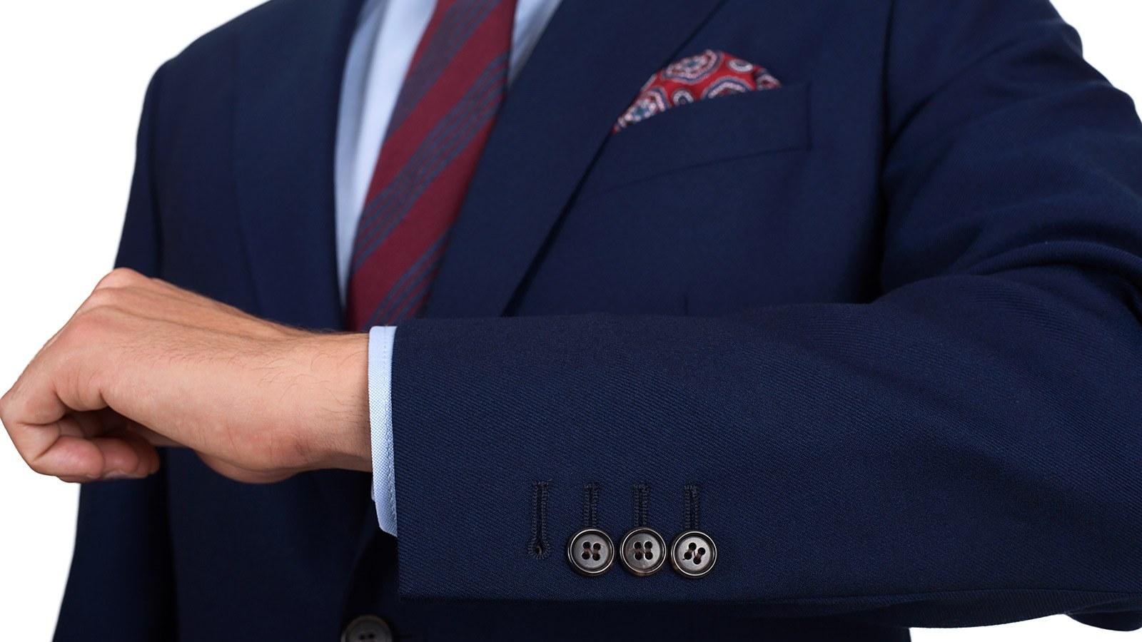 11 oz Navy Serge Blazer - slider image 1