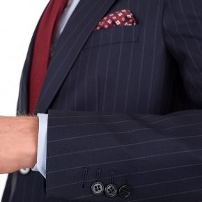 Navy Chalkstripe Suit - thumbnail image 1