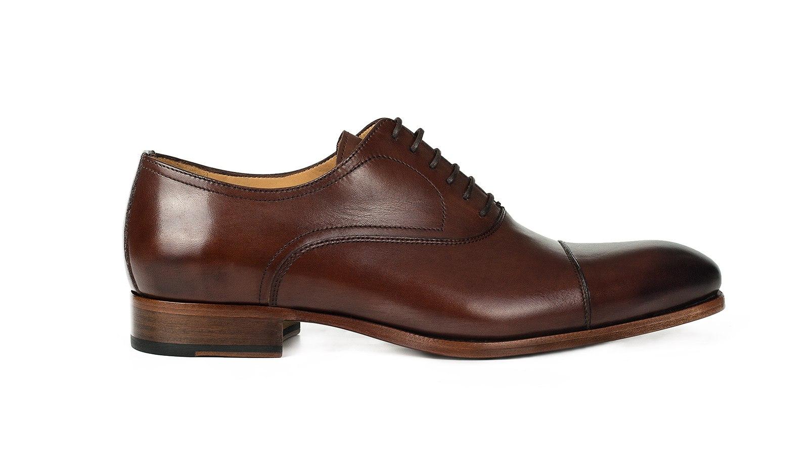 Walnut Cap-Toe Oxford - slider image 1