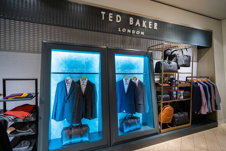 an inside look of a Ted Baker store