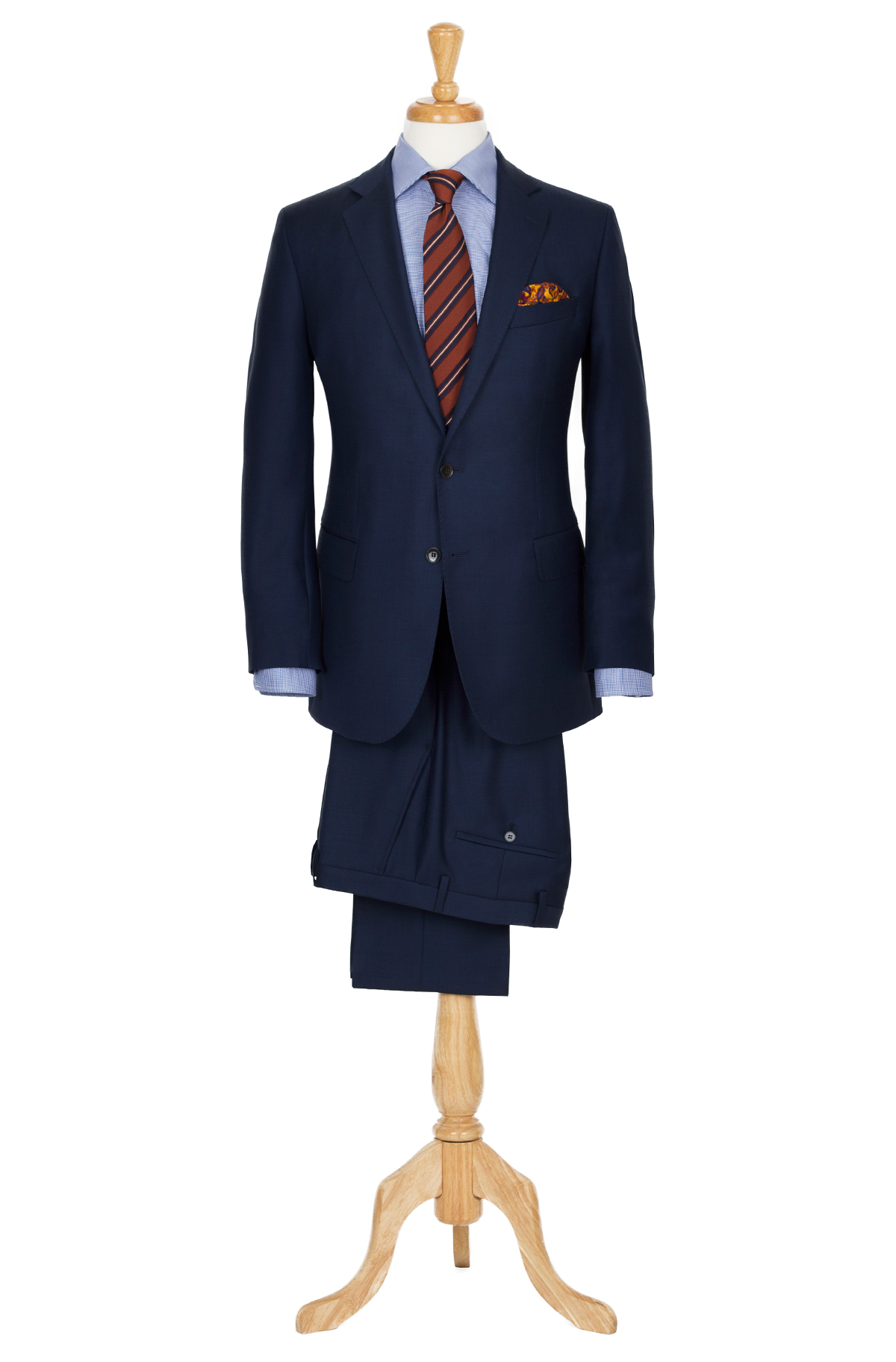 navy 2 piece suit styling