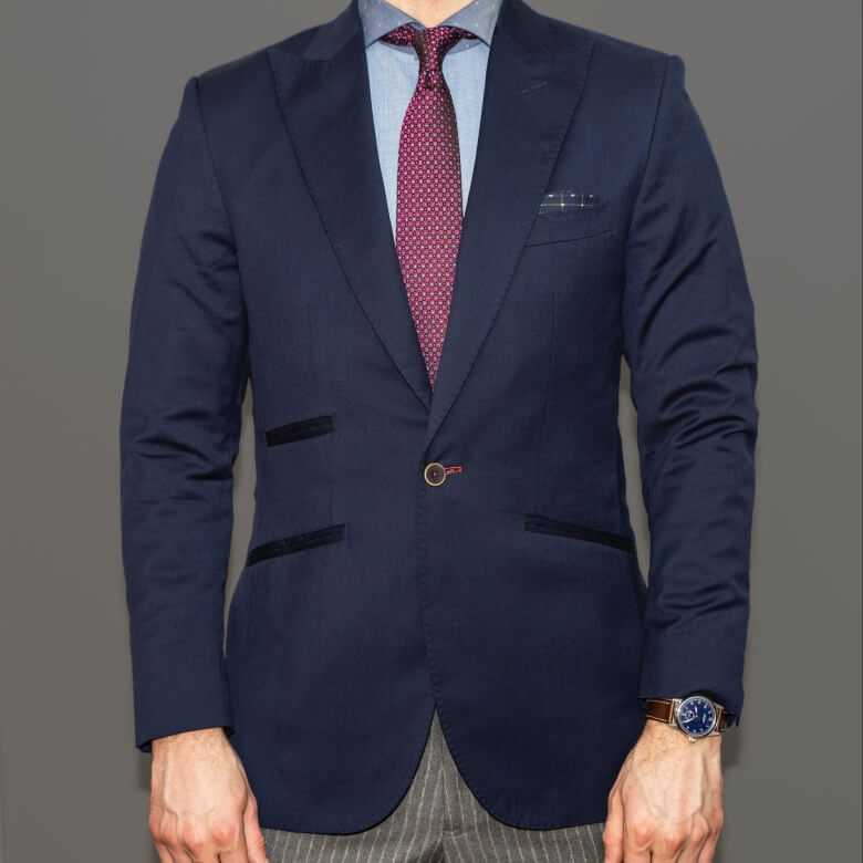 Navy Blue Suit Jacket