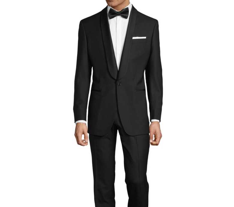 Premium black two piece tuxedo by Oliver Wicks