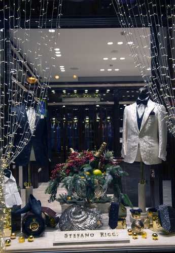 a Stefano Ricci store window display