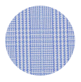 Pompei 100% 80s Two-Ply Blue Checked Cotton