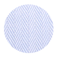 100% Two-Ply Light Blue Herringbone Cotton