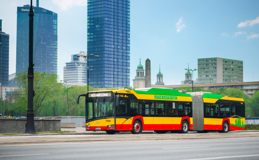 electric bus solaris warsaw